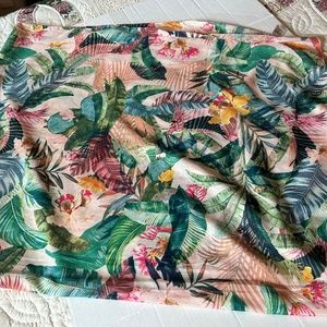 H & M blanket scarf, light weight floral tropical